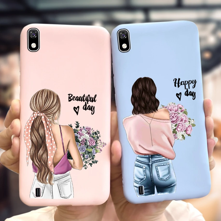 woestenij markeerstift Hulpeloosheid Case Voor Samsung A10 Gevallen Soft Silicon Cover Candy Geschilderd  Telefoon Coque Voor Samsung Galaxy A01 Core A10 A10S een 01 Een 10  Case|Telefoonbumper| - AliExpress