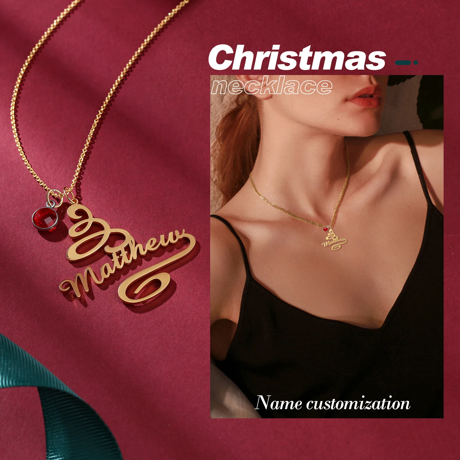 Personalized Nameplate Christmas Tree 