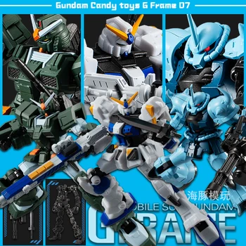 

BANDAI SHOKUGAN Model 3 Pieces Set GUNDAM RX-78-2 GOLF Mobile Suit Kids Toys