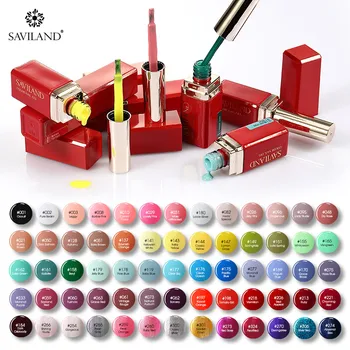 

SAVILAND 15ml Gel Polish Set UV Varnish Semi Permanent Primer Nails Art Gel Nail Polish UV&LED for Manicure Top Coat Base Coat