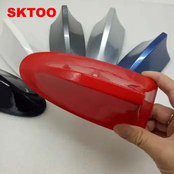 

SKTOO FOR Citroen C2 C3 C4 C6 DS3 Radio shark fin Car antenna With 3M adhesive blank radio signal auto Car Styling Accessorie