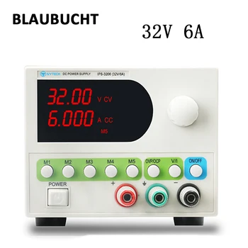 

32V 6A IPS3206 Switching Voltage Regulator DC Lab Bench Adjustable Power Supply 5 Modes Presets Mini Power Feeding 30V 5A
