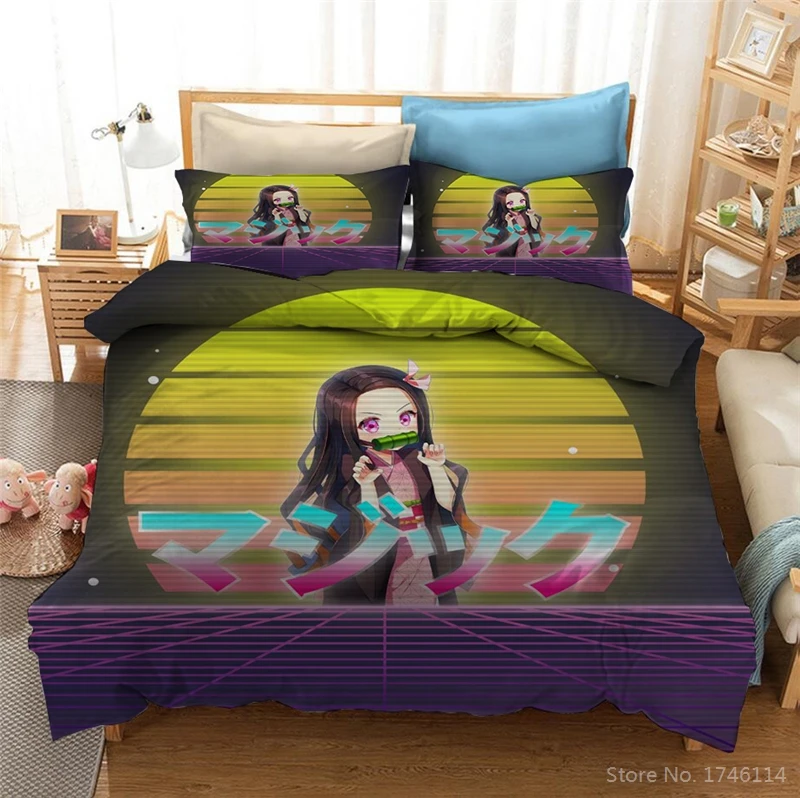 Buy Demon Slayer 3D Printed Duvet Covers and Pillow Covers (10