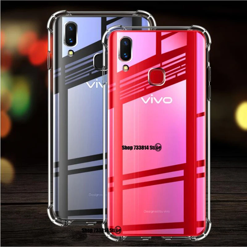 

Silicone Case For Y17 Y3 Y15 Y12 U3X U10 Transparent Anti-fall Cover For Vivo Y81 Y81S Y81i Y67 Y69 V5S Y66 Y65 Y53 V5 Lite case