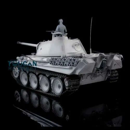 Henglong 1/16 снег 6 0 модернизированная немецкая пантера G RTR RC Танк 3879 металлические