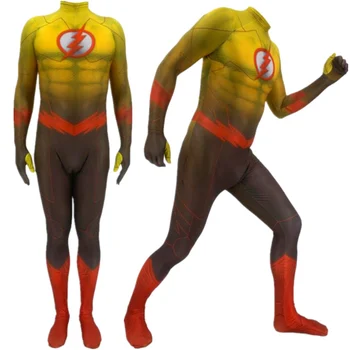 

The Flash Season 2 Barry Allen Cosplay Costume Zentai Superhero Bodysuit Suit Jumpsuits
