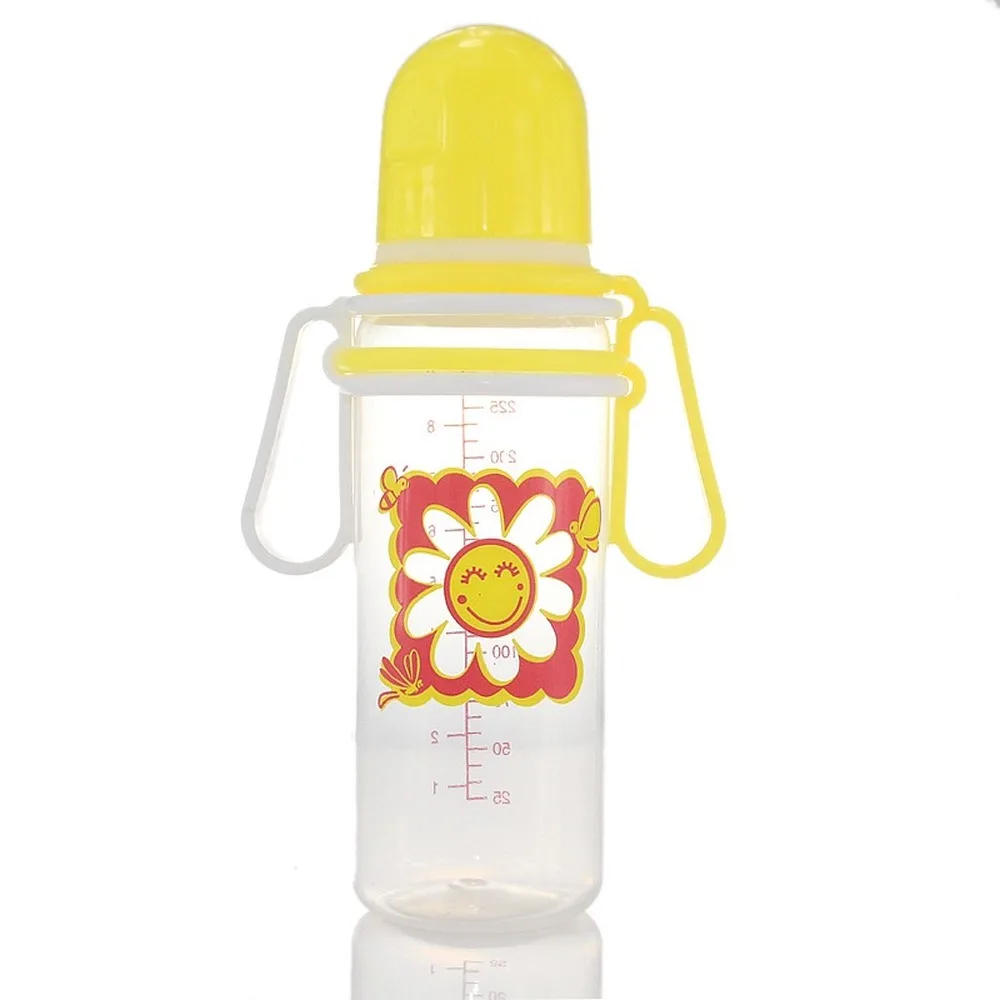250mL Newborn Infant Baby Boy Girl Standard Caliber PP Feeding Bottle Drinking Water Breast-like Feeling