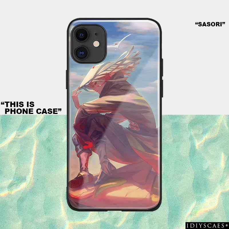Sasori Shippuden аниме закаленное стекло Мягкий силиконовый чехол для телефона IPhone SE 6s 7 8