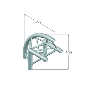 

ALUTRUSS TRILOCK 6082AC-24R 2-Way Corner 90Â ° /\