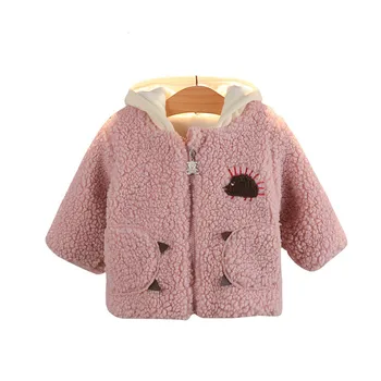 

Melario Baby Girls Winter Coats Long Sleeve Warm Hoodied Outerwear Cartoon Girls Kids Jackets Casual Parkas Children Clothing
