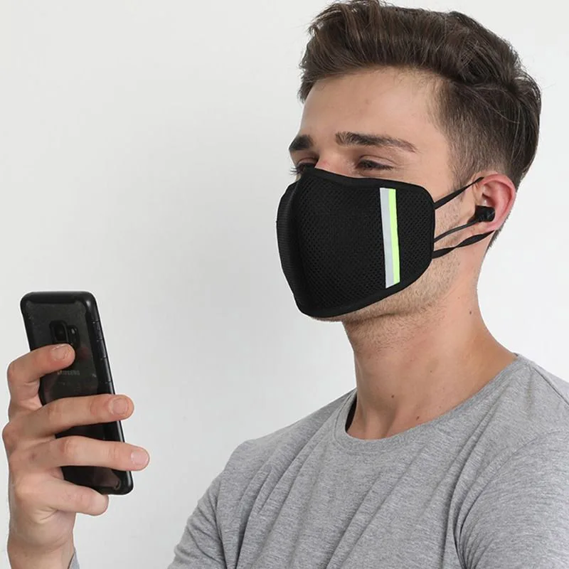 Reusable Outdoor Smart Face Mask With Bluetooth Earphones Facemask Mascarilla Blotoo Headphone Earbuds Headset with Micphone