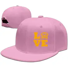 Michgton любовь школьный автобус унисекс бейсболка Регулируемая плоская бейсболка