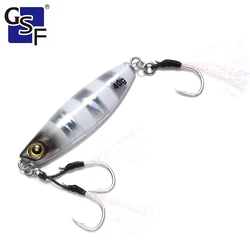 Fishing Lures Double Hooks Fish Lure Weight 40g Alloy Bait Tackle Metal Sequins Trolling Hard Bait Bass Pesca Catfish Carp Bait
