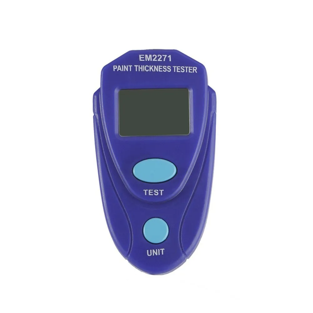 

Mini Coating Digital Painting Thickness Tester Meter Mini LCD Automotive Data Hold Car Coating Thickness Gauge without Battery