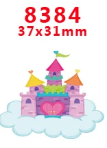 30 шт мультяшный персонаж плоское украшение из смолы PR 8381 - Color: 8384