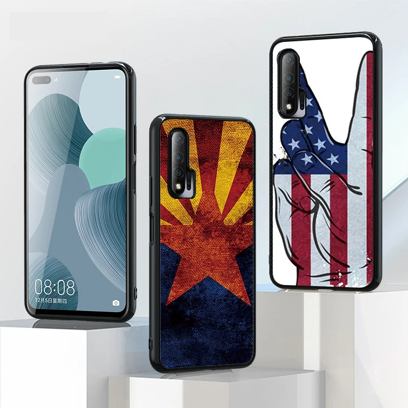 Чехол для телефона с американским флагом iphone 11 PRO X XS Max XR 7 8 6 5 6s Plus мягкие