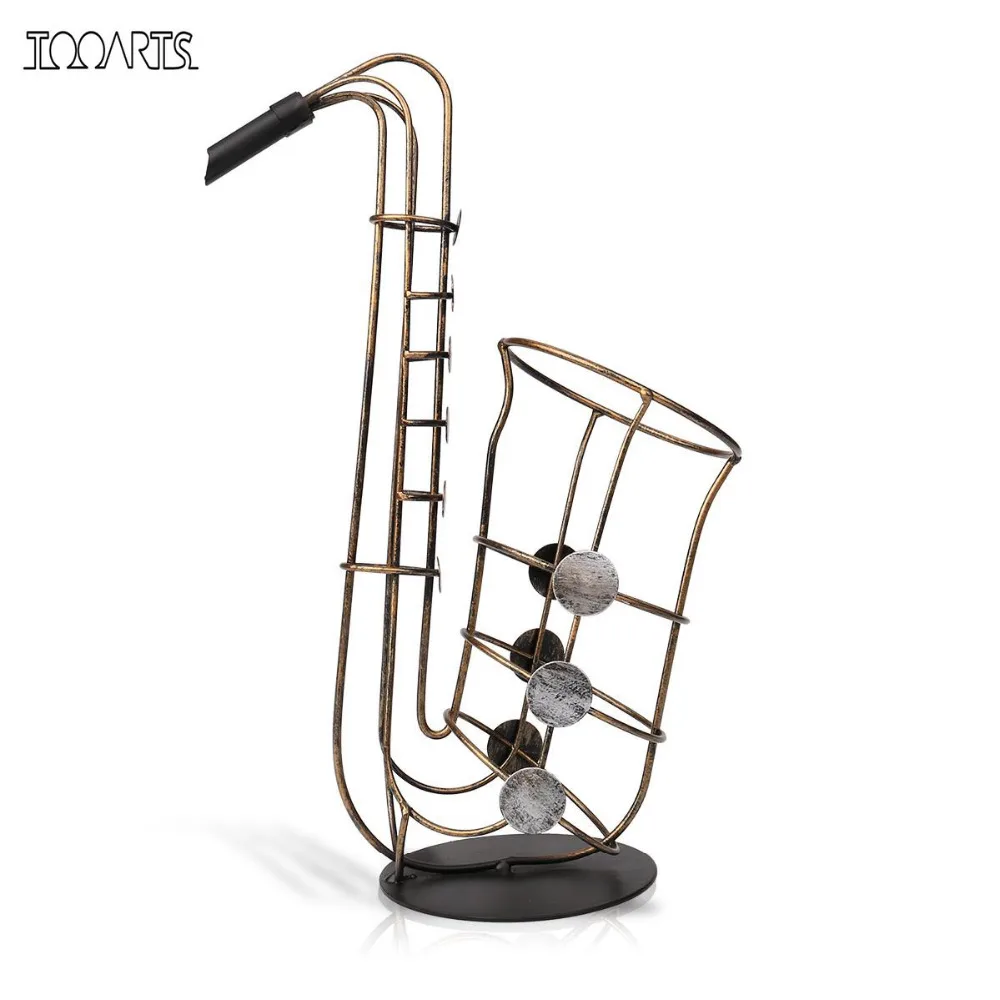 

Wine Holder Metal sax wine rack Beautiful and practical wine rack Fantastic wine bottle holder Practical ornament Crafts