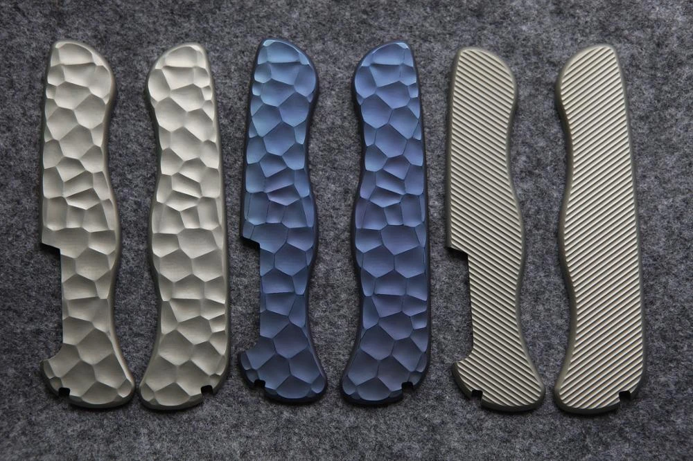 Custom Made Titanium Alloy Tc4 Handle Scale Replacement For 111mm