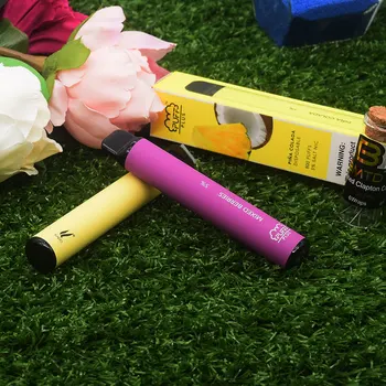 

1pcs/lot Puff Bar plus Vapor Portable Device System mini Hookah Vape Bar POD Bionic design skin touch E Cigarette Starter KIT