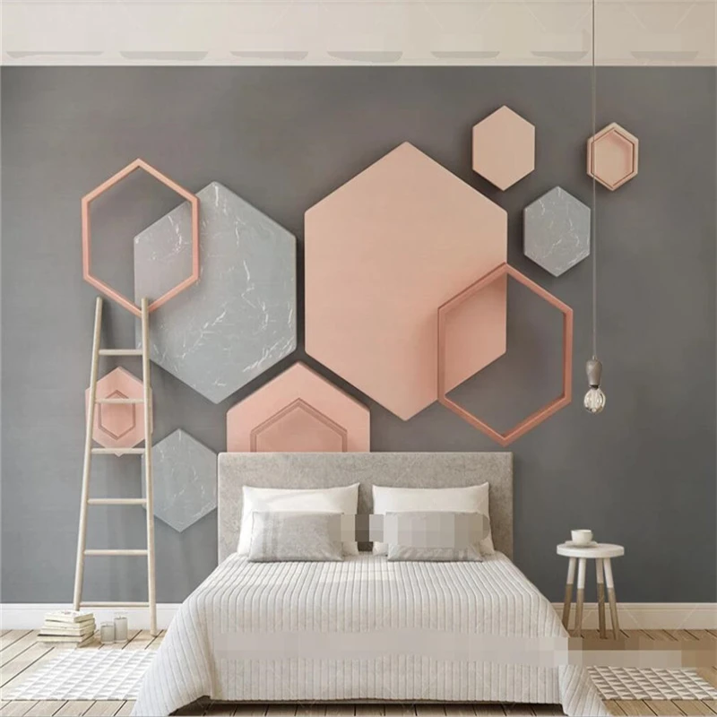 3d hexagonal mosaic modern minimalist geometric TV background wall manufacturers wholesale wallpaper murals custom photo wall noble retractable manufacturers pickup roller electric tonneau cover for great wall poer 2019 2022 truck bed lid