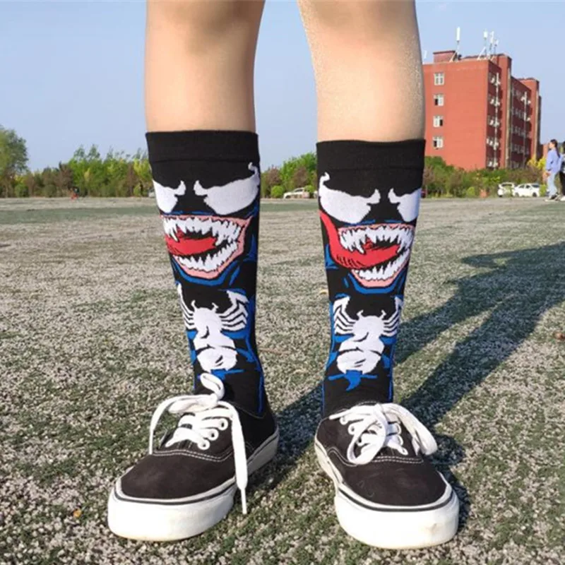 BOOCRE Superhero Venom Deadpool Thor The Hulk Iron Man Black Panther Cosplay Socks Keep Warm -Zentai shop online Ha42d1964c8a8425d97cde346fb557cfej.jpg