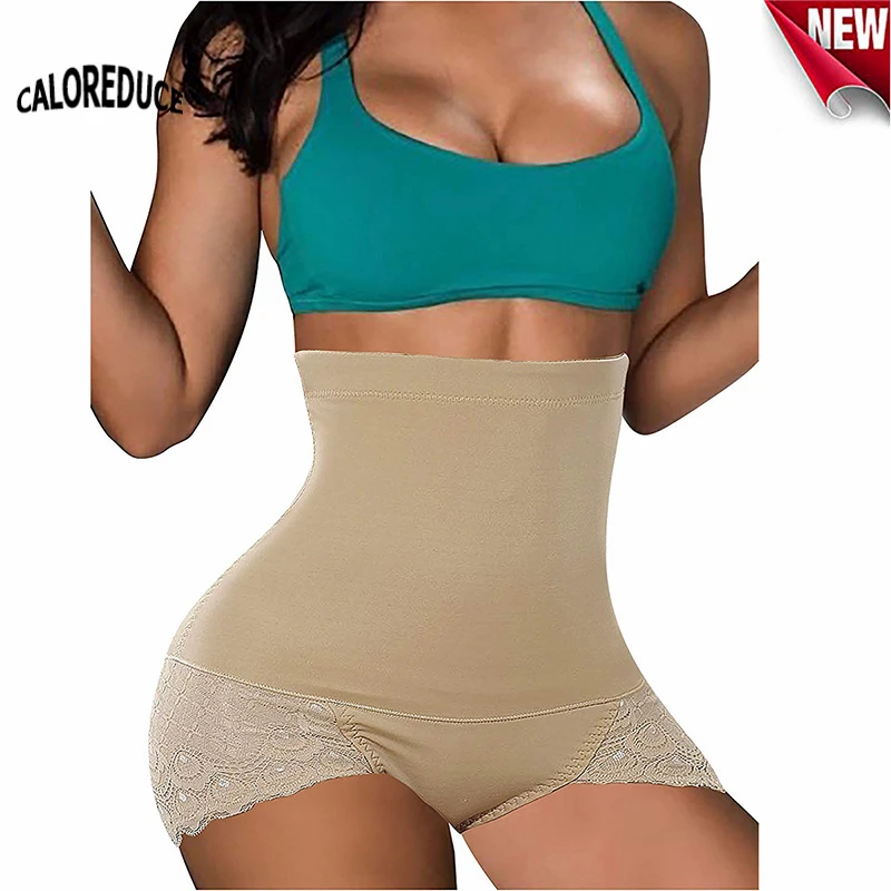 Women Body Shaper High Waist Butt Lifter Tummy Control Panty Corset Trainer CONTROL SLIM LACE PANTS Seamless Panties Short | Женская