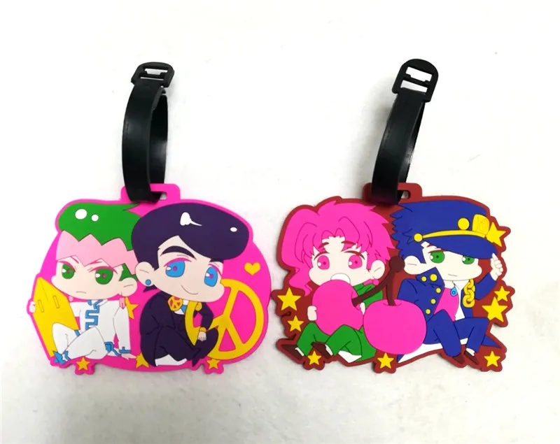 Аниме JoJo невероятное приключение Jotaro Kujo Kakyoin Рохан гибкий клей Чемодан тег игрушка Хэллоуин Косплэй Опора тег Рождественский подарок