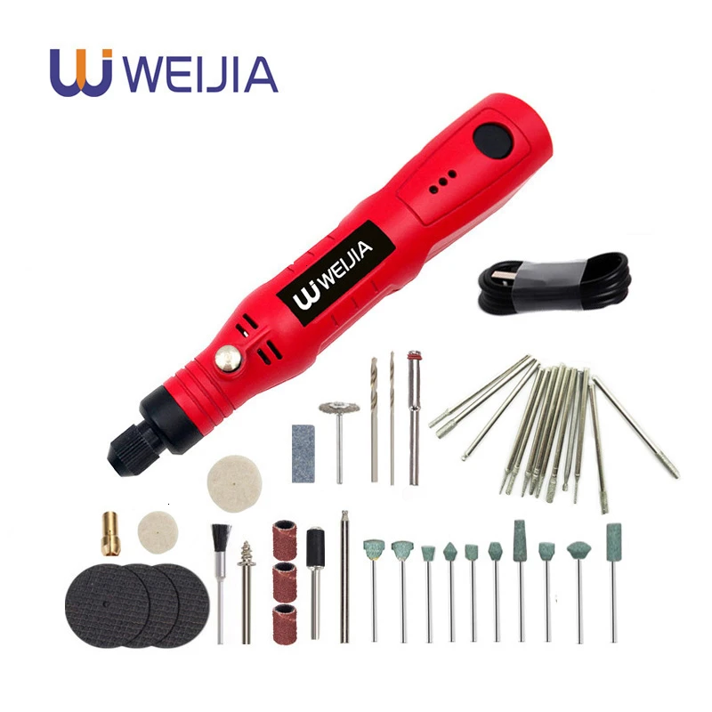  Mini Cordless Electric Drill 3.6V Power Tools Grinder Engraving Pen Grinding Accessories Set Woodwo