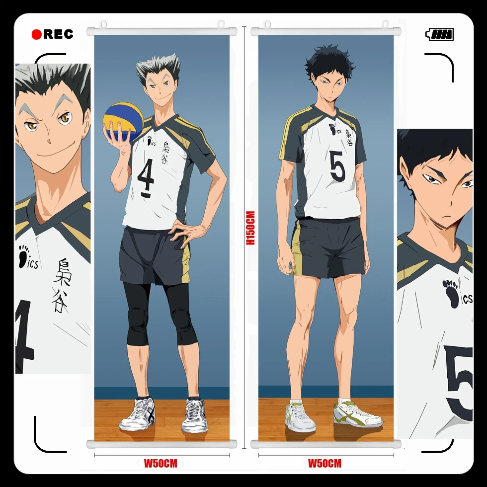 Аниме/Haikyuu! Bokuto Kotaro &amp Akaashi Keiji Красивая висячая картина/постер/картина на