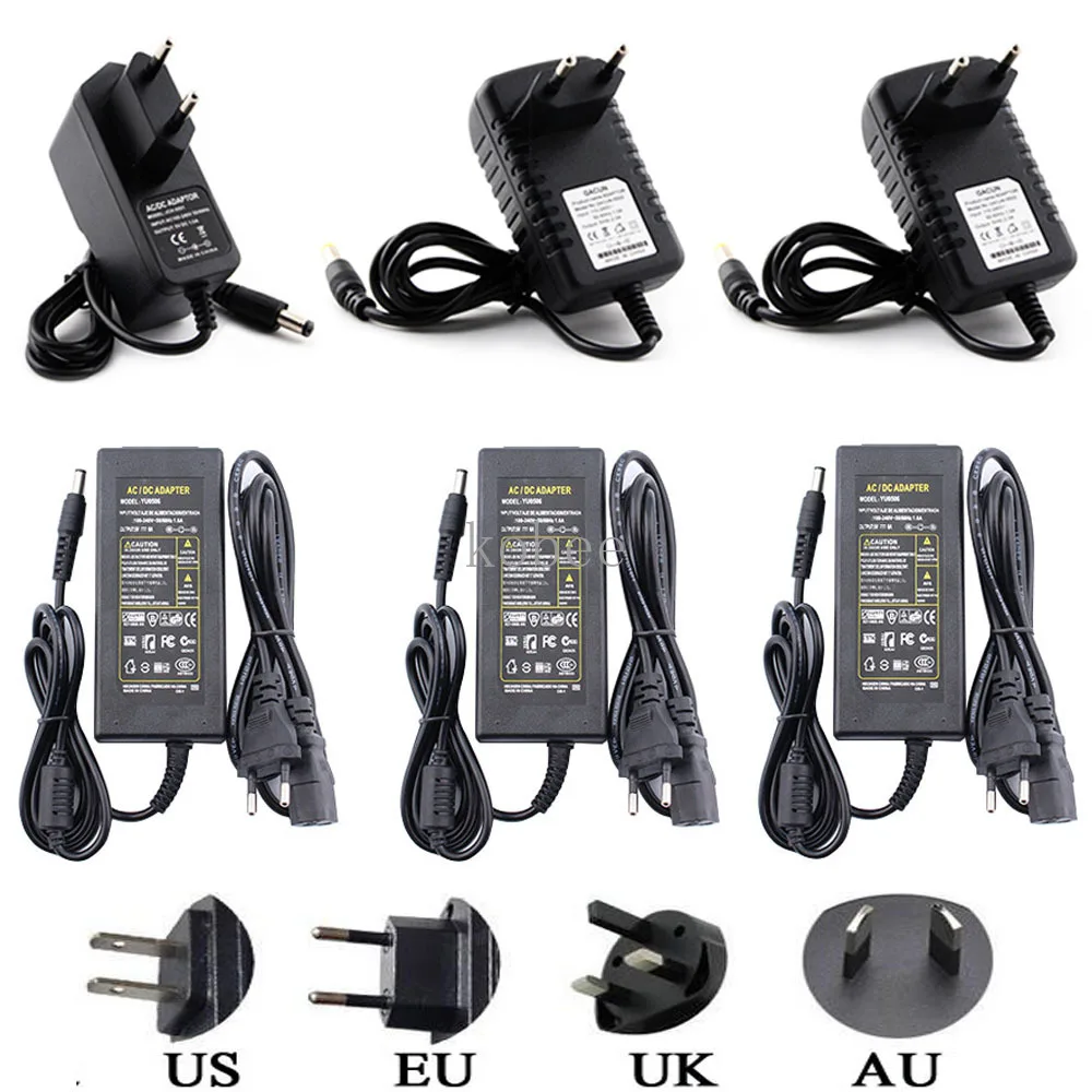 DC 5V 12V 24V освещение Трансформатор переменного тока 110V 220V импульсный источник