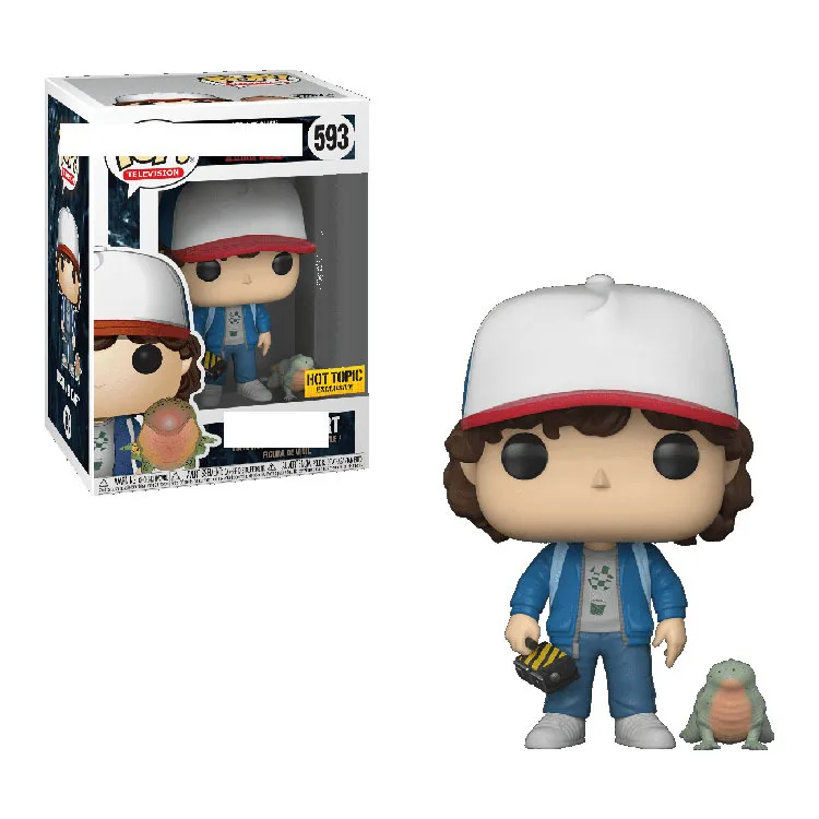 Funko поп странные вещи Joyce Byers Дастин Jim Hopper Eleven коллекция фигурок из ПВХ модель игрушки подарок - Цвет: 593 with box