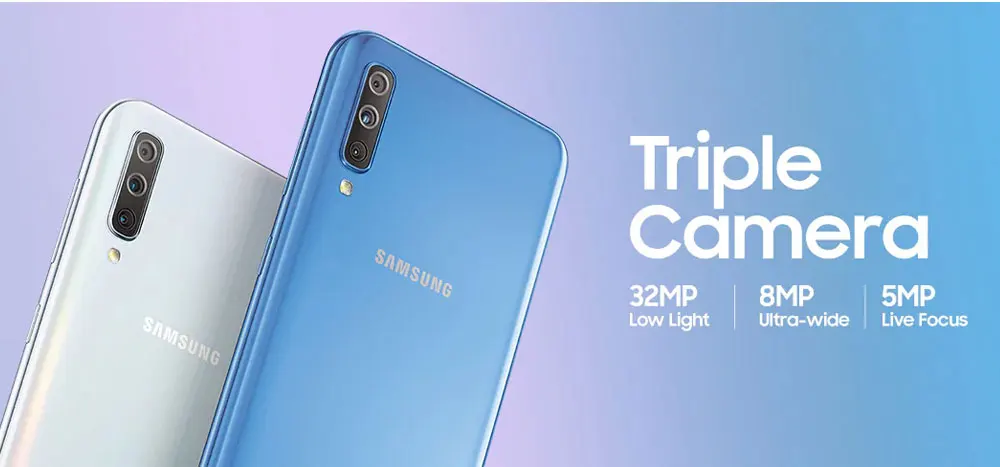 6,7 дюймовый мобильный телефон samsung Galaxy A70 A7050 4500 мАч 8 ГБ ОЗУ 128 Гб ПЗУ восьмиядерный смартфон Snapdragon 675 NFC 4G