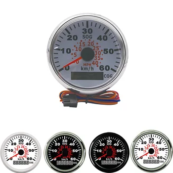 

Universal 85mm GPS Speedometer Gauge Odometer For ATV UTV Motorcycle Marine Boat Buggy 0-40MPH 0-60Km/h Speed Gauge Auto Truck
