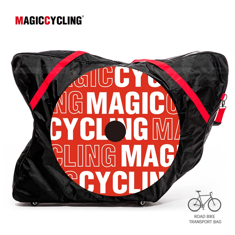 

MagicCycling Bike Transport Bags for Triathlon tt 700C Road Bike Bag Waterproof Bicycle Travel Bag Bike Loading Bag Storage Case