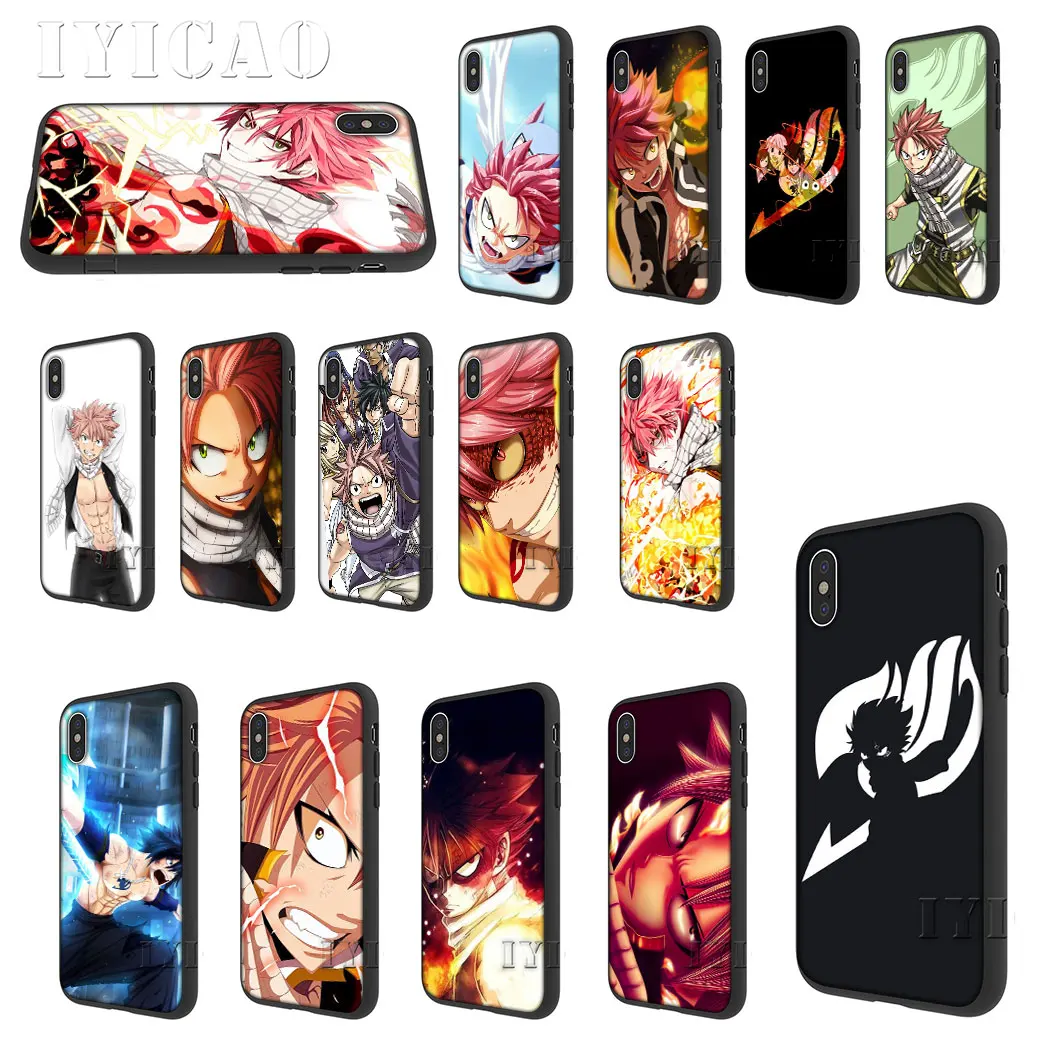 IYICAO Аниме Манга сказка логотип мягкий силиконовый для iPhone 5 5S SE 10 X XS XR Max 6 6s 7 8 Plus 11