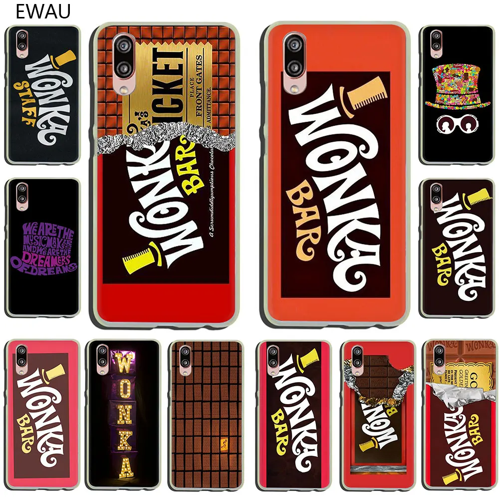 Жесткий чехол для телефона EWAU Willy Wonka Bar Chocolate для huawei P30 P20 P10 P9 P8 Lite Mini Pro smart plus