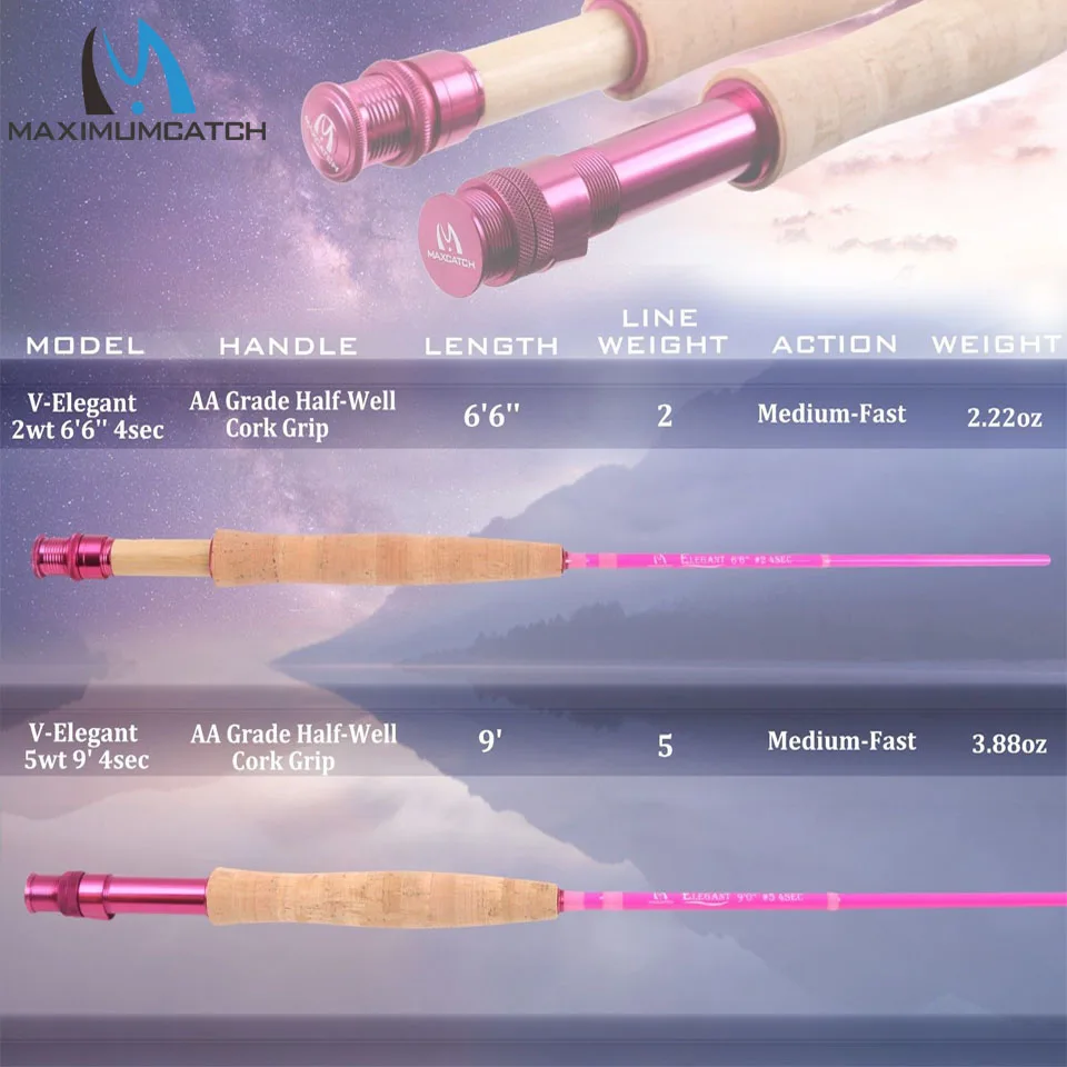 Maximumcatch Elegant – pinkki perhovapa Maximumcatch Elegant – pinkki perhovapa