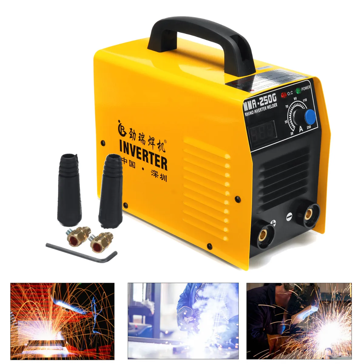 20-250A 25KVA IP21 дуга инвертора Электрический сварочный аппарат IGBT/MMA/ARC/ZX7 для сварки электрического рабочего цифрового дисплея