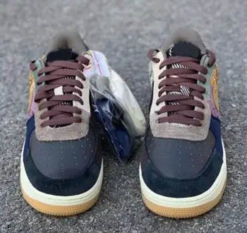 

2020 New Travis Air Forced 1 Low 1s Cactus Jack AF1 Men Women Sports Shoes Sneakers Suede Best Quality Basketball Shoes