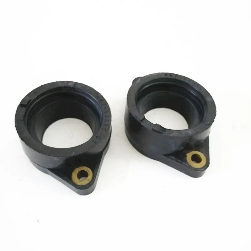 Motorcycle Rubber Carburetor Adapter Inlet Intake Pipe fit For Yamaha 447-13555-01-00 447135550100 447-13565-01-00 447-135650100