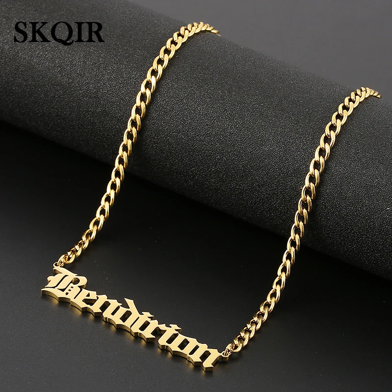 SKQIR Customized Old English Font Name 