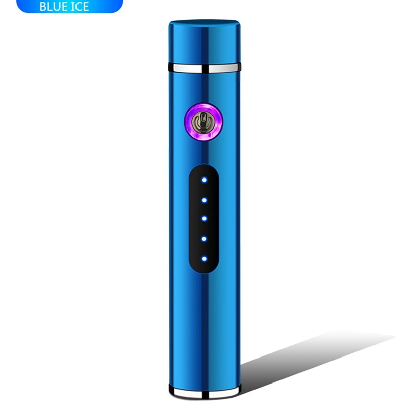 ECI2139BL1 USB Зажигалка двойная дуга для сигарет курить электронный перезаряжаемый подарок для друзей - Цвет: ECI2139BL1