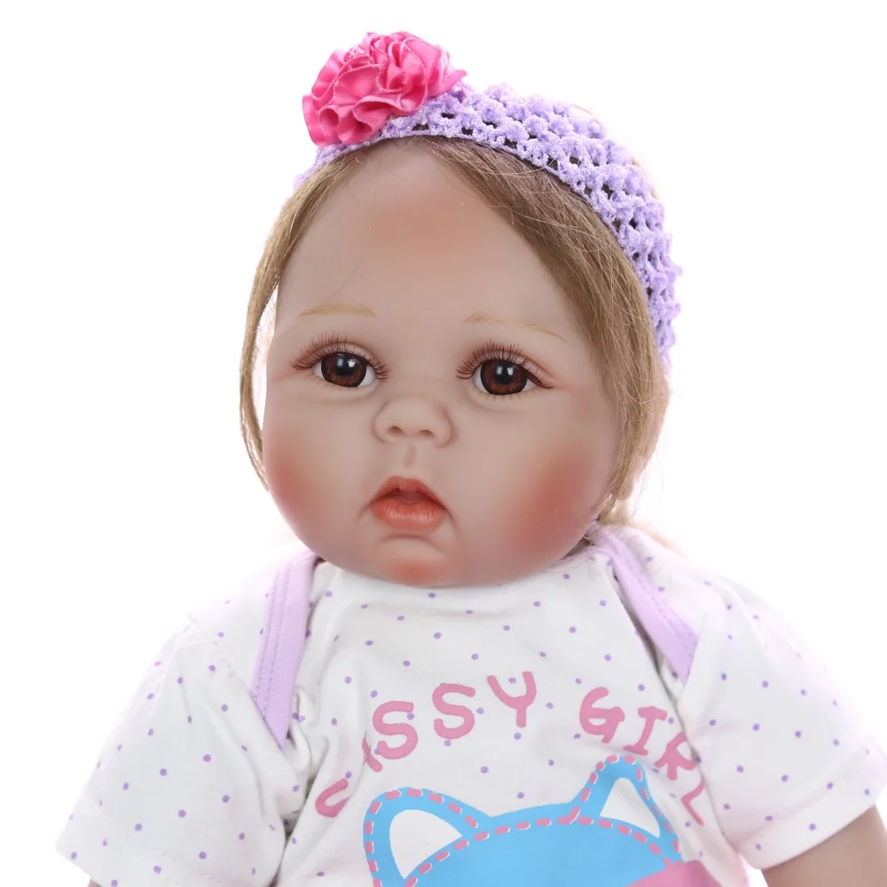 NPK Кукла reborn 2" 55 см, мягкая силиконовая Кукла Reborn для младенцев, игрушка для новорожденных, усеянные волосы, Детская кукла для девочек, bebe girl reborn bon