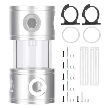 

Acrylic 50MM External Diameter G1/4 thread Metal Transparent Cylinder Water Tank for Computer Water Cooling System