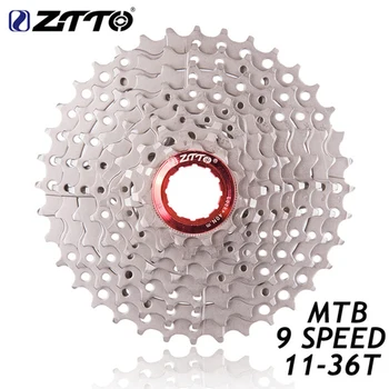 

ZTTO Ultralight MTB Mountain Bike Freewheel 9S 11-36T Cassette Freewheel Sprocke Compatible for parts M370 M430 M590 M3000