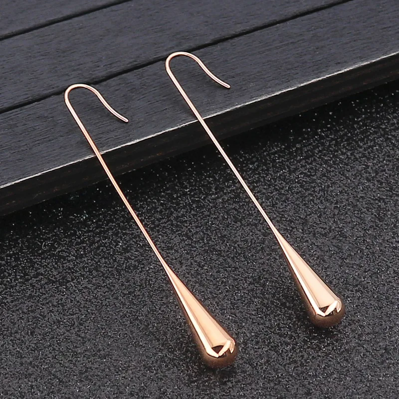 Todorova Minimalist Water Drop Earrings For Women Raindrop Teardrop Dangle Earrings Statement Stainless Steel Jewelry drop earrings,dangle earrings
