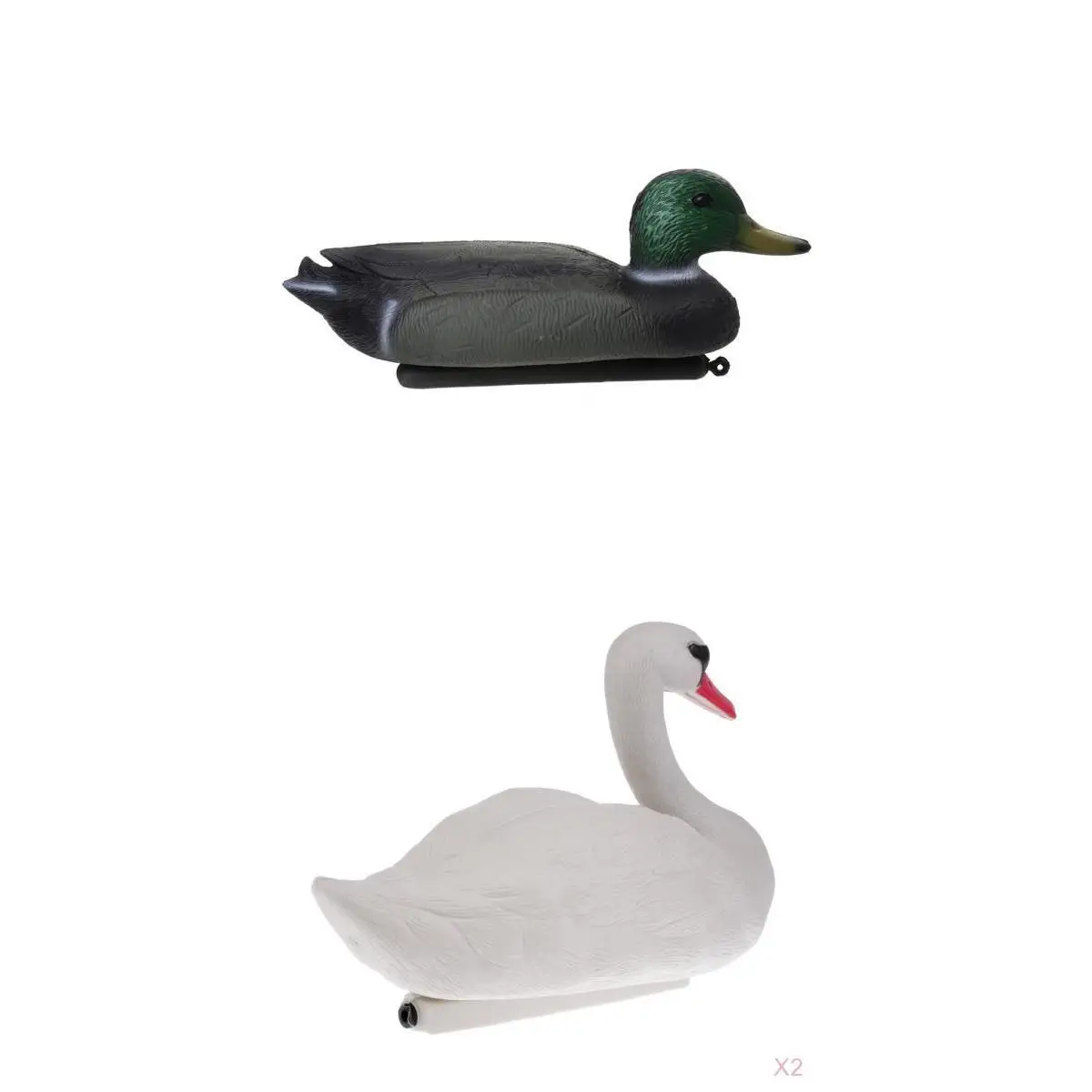 3Pcs SWAN DUCK DECOY Floating Duck Decoy With Weighted Keel For Hunting Fishing