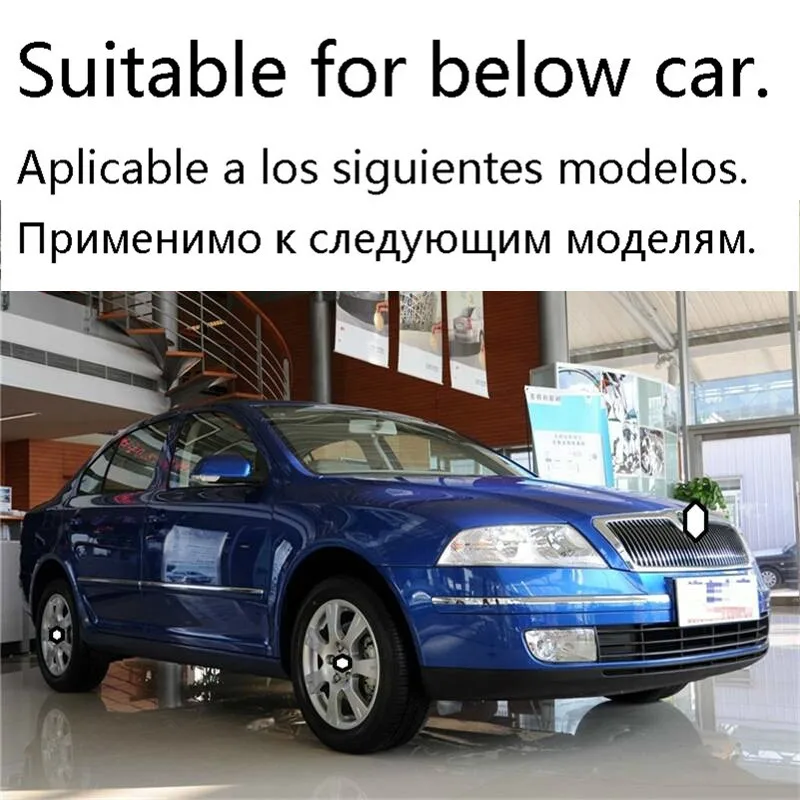 Декоративные Чехлы на окна автомобиля 07 08 09 10 11 12 13 14 15 для Skoda Octavia|Хромирование| |