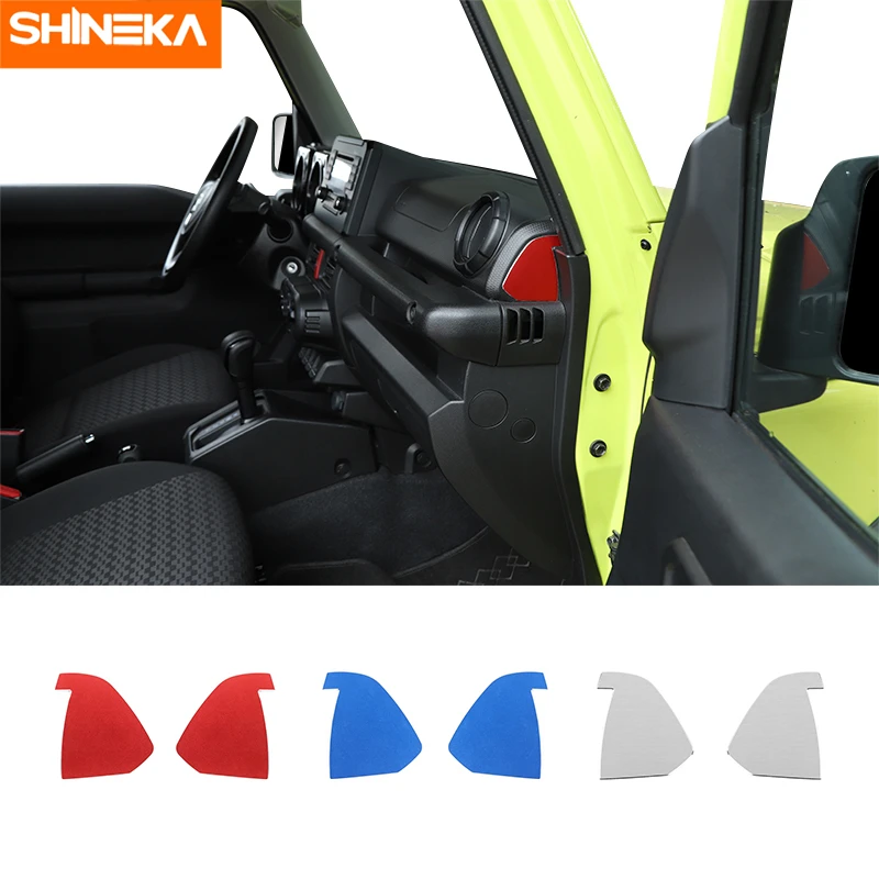 

Aluminum alloy Sticker For Suzuki Jimny Car Central Console Side Air Vent Bezel Decoration Cover Stickers For Suzuki Jimny 2019+