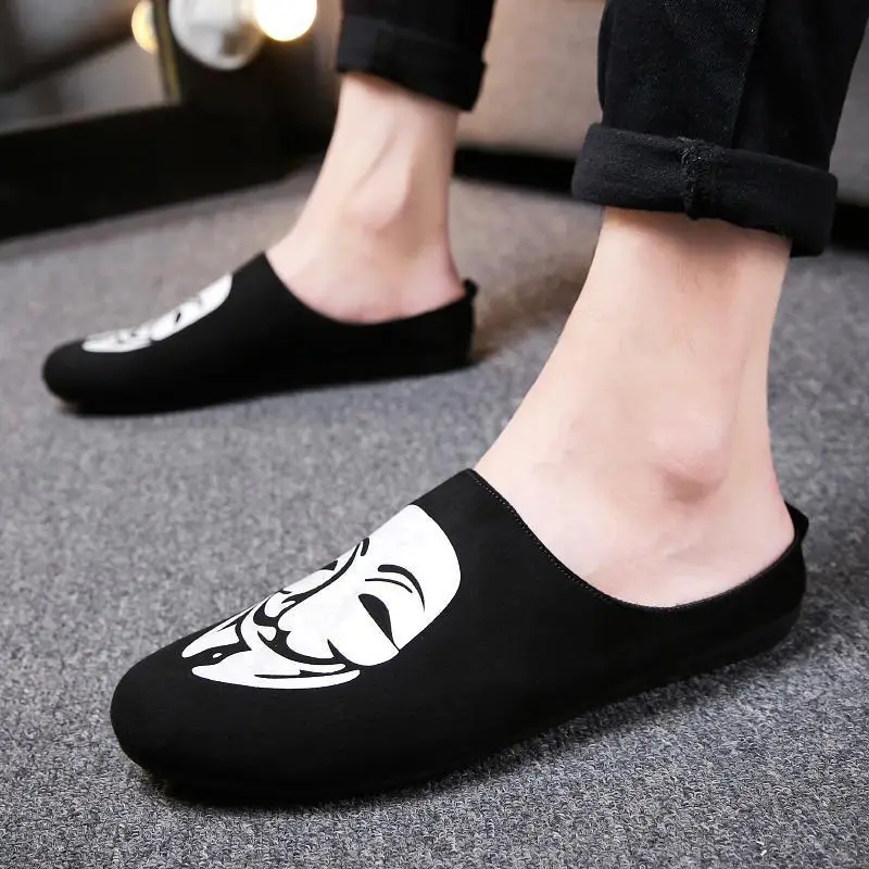 

New Products Autumn New Style Men Korean-style Casual Shoes Trend Lazy Slipper Moccosins Fashion Man Slipper-Style